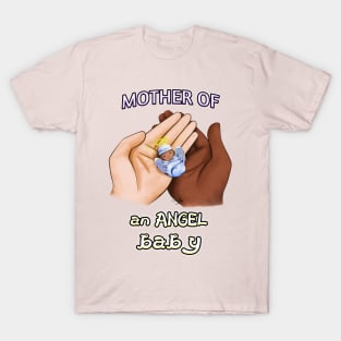 Mother of an Angel Baby (Interracial) T-Shirt